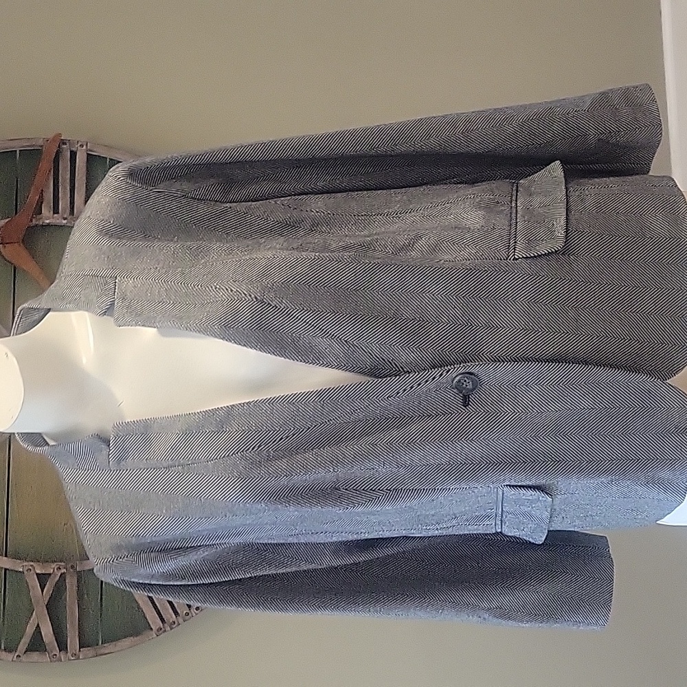 Talbots Aberdeen Knit Herringbone Blazer
